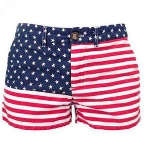 NWT - Miss ‘Mericas Chubbies American Flag Shorts